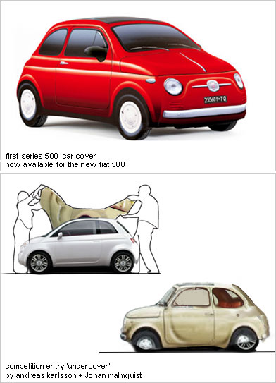 Fiat 500 car cover brings old Euro vehicle design back with all the perks  of a new car