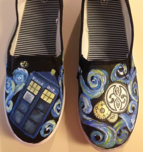 Dr Who Shoes by NprintSJewelry 