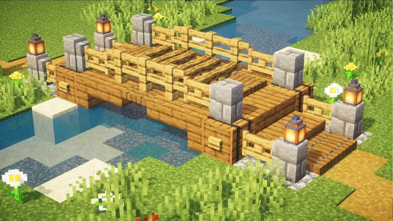 minecraft simple bridge