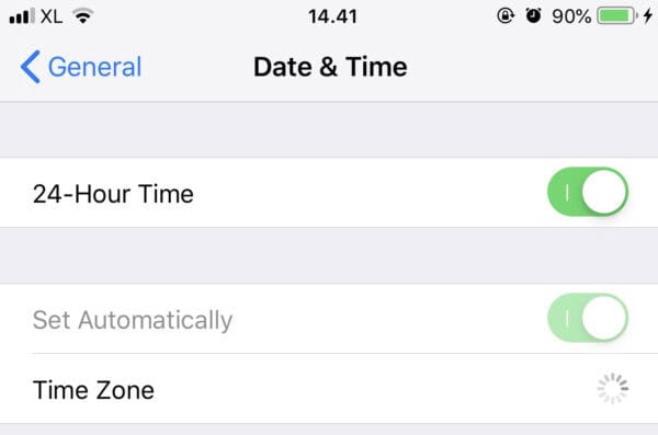 Set Automatically Date & Time