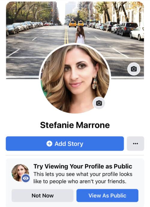 facebook profile