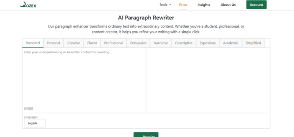 Paragraph Generator by Qozex